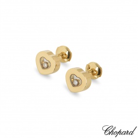 Chopard Yellow Gold Happy Diamonds Earrings 832897 Chopard Yellow Gold Happy Diamonds Earrings 832897